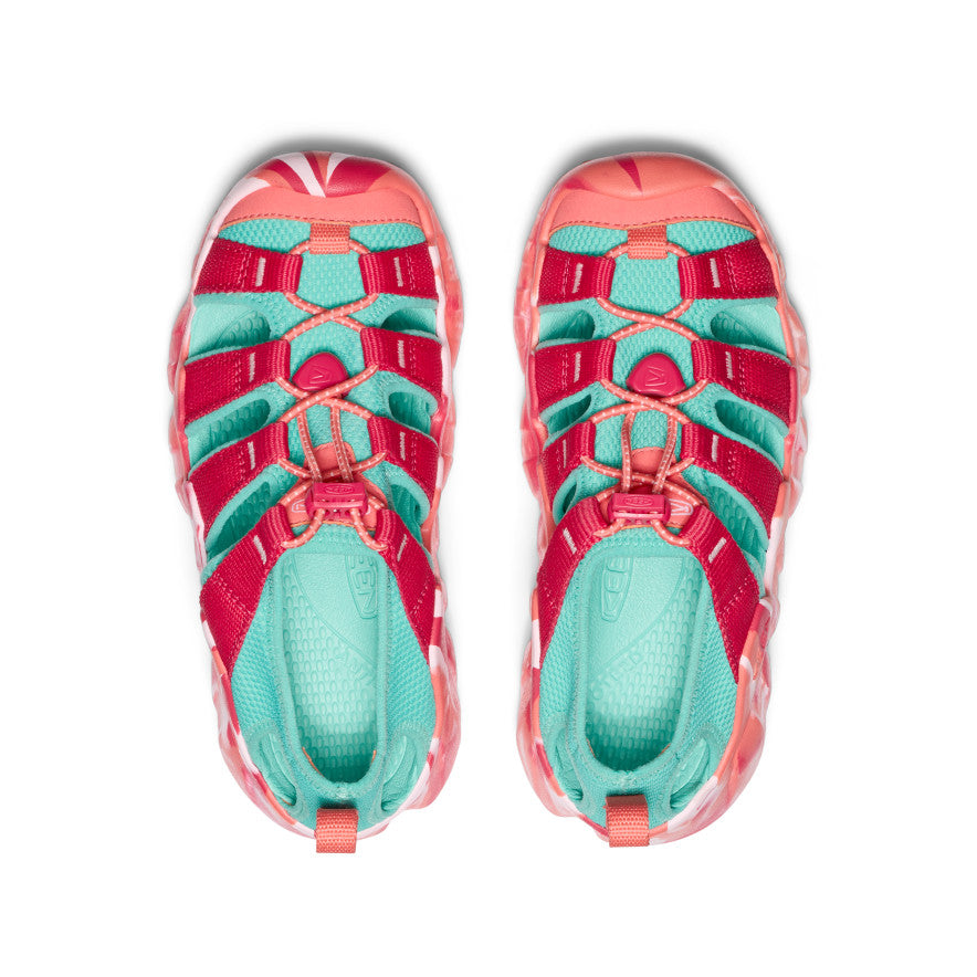 Big Kids' Hyperport H2 Sandal | Raspberry/Pool Blue - Image 4