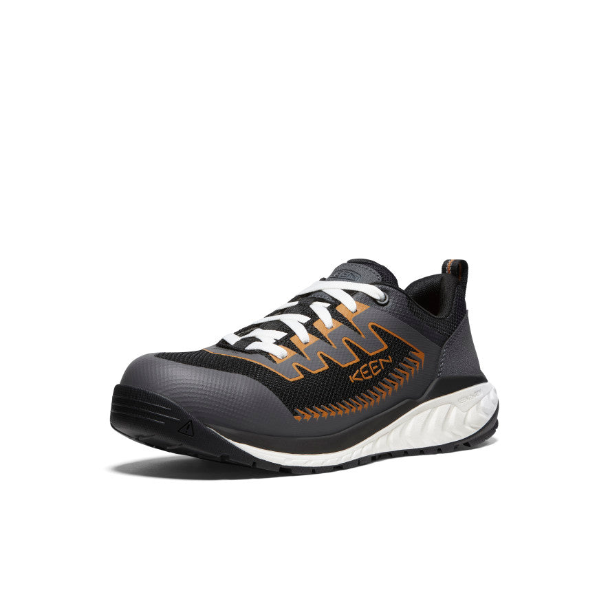 Men's Arvada Work Sneaker (Carbon Toe) | Black/Curry - Image 3