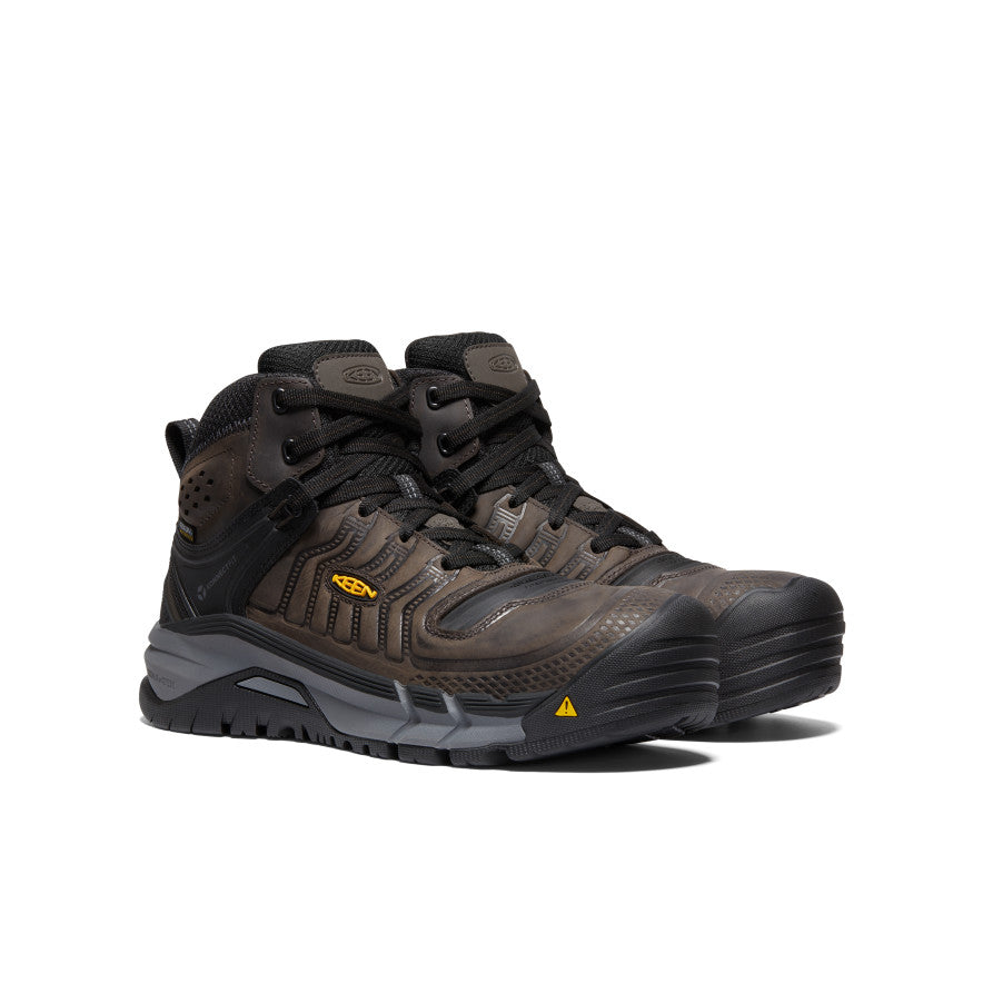 Men's Kansas City+ Waterproof Mid (Carbon Toe) | Coffee Bean/Black - Image 2