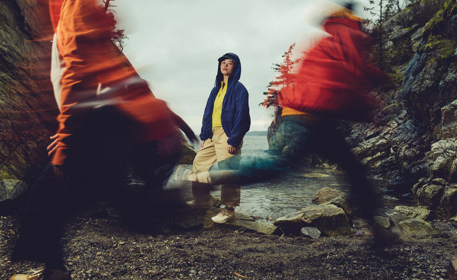 Women's Zionic NXT Waterproof Hiking Shoe | Vapor/Ballad Blue - Image 7