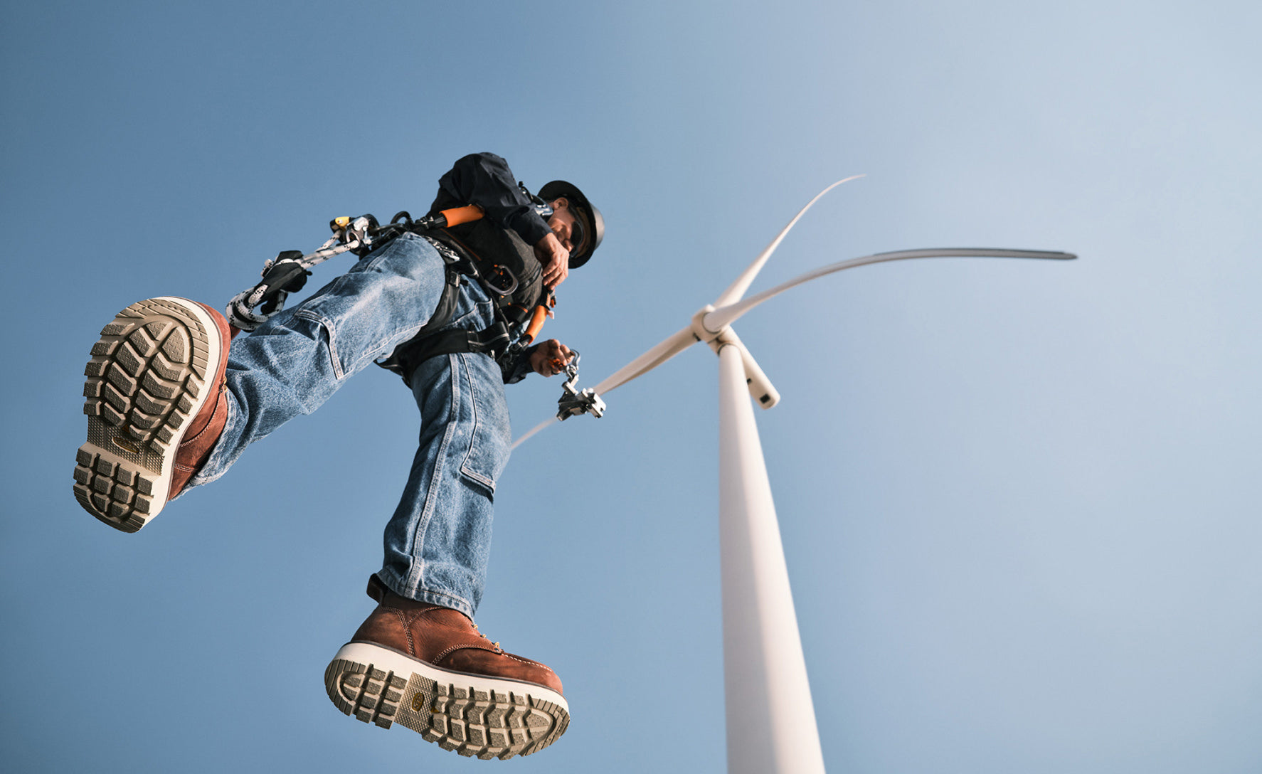 Men's Cincinnati 6 Waterproof 90° Heel Boot (Carbon Toe) | Tuscan Red/Sandshell - Image 7