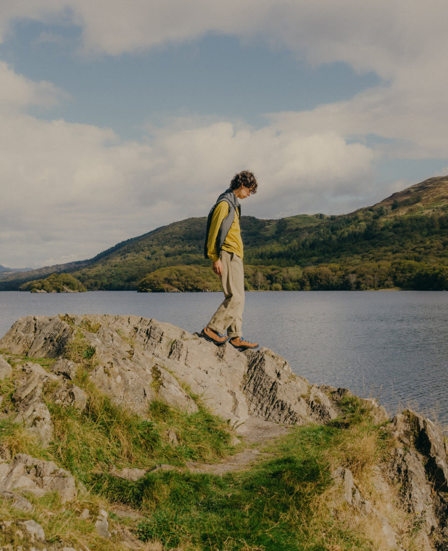Men's Jasper Sneaker  |  Steel Grey/Bright Aqua - Image 8