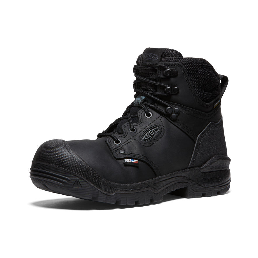 Men's Independence 6 Waterproof Boot (Soft Toe) | Black/Black - Image 3
