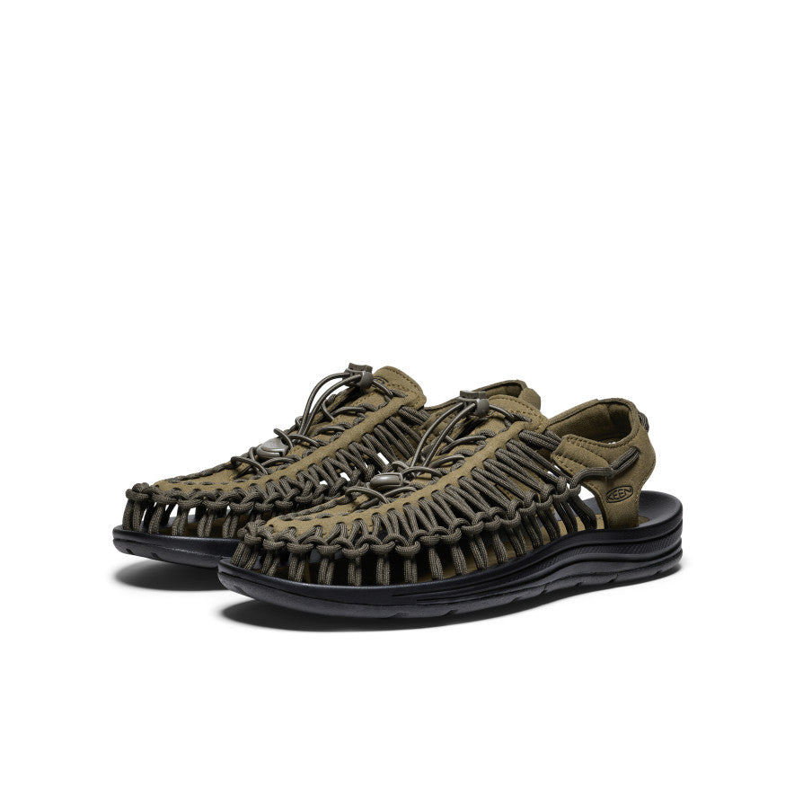 Men's UNEEK Sneaker | Dark Olive/Black - Image 2