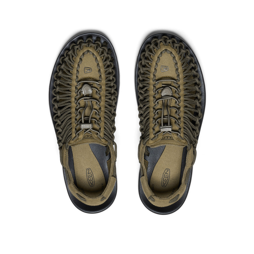 Men's UNEEK Sneaker | Dark Olive/Black - Image 4